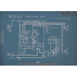 Detroiter 6 45 Schema Electrique 1917 V2