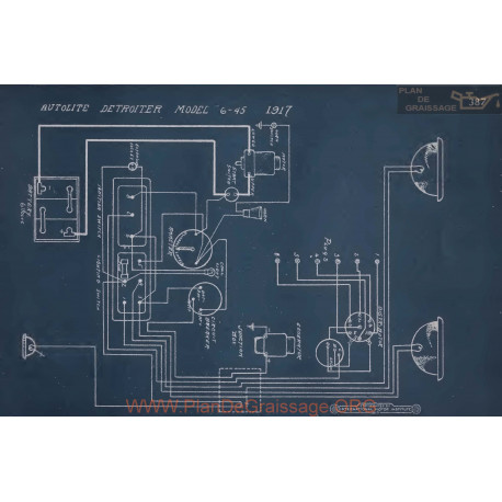 Detroiter 6 45 Schema Electrique 1917 V3