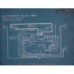 Detroiter 6 45 Schema Electrique 1917