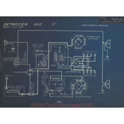 Detroiter D Schema Electrique 1915 Remy