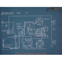 Detroiter D Schema Electrique 1915