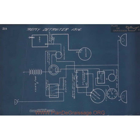 Detroiter Schema Electrique 1916