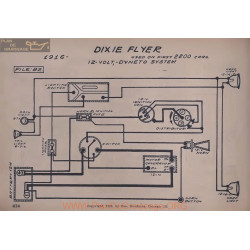 Dixie Flyer 2200 12volt Schema Electrique 1916 Dyneto V2