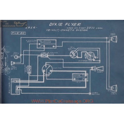 Dixie Flyer 2200 12volt Schema Electrique 1916 Dyneto