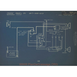 Dodge 30 Schema Electrique 1917 1918 1919 North East