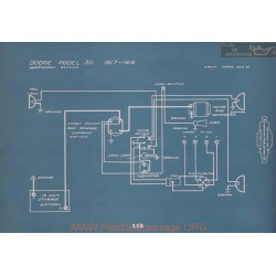 Dodge 30 Schema Electrique 1917 1918