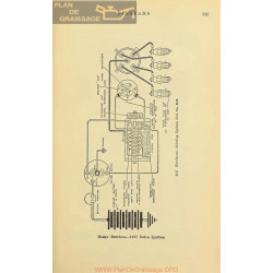 Dodge Brothers Schema Electrique 1917 Delco