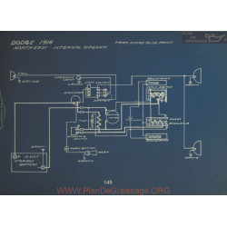 Dodge Internal Schema Electrique 1916 North East