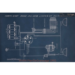 Dodge Light & Ign Switch Schema Electrique 1916