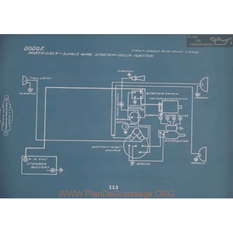 Dodge North East Schema Electrique