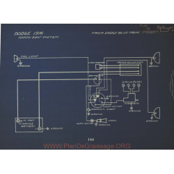 Dodge Schema Electriqeu 1916 North East