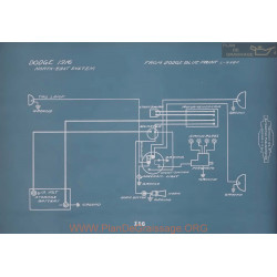 Dodge Schema Electrique 1916 V2