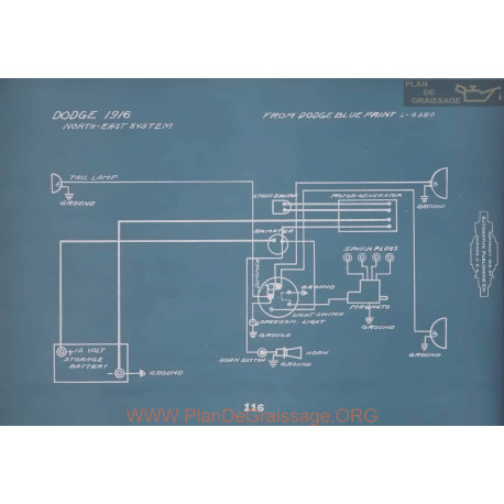 Dodge Schema Electrique 1916 V2