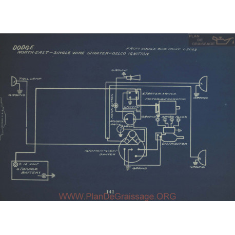 Dodge Single Wire Starter Schema Electrique Delco