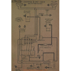 Dorris 6 80 Schema Electrique 1919 Westinghouse