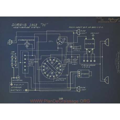 Dorris H Schema Electrique 1913 Westinghouse