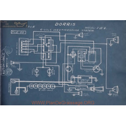 Dorris I A 4 6volt Schema Electrique 1915 Westinghouse