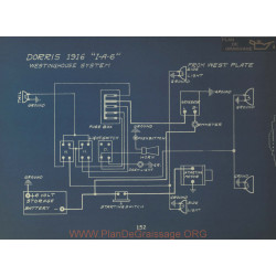 Dorris I A 6 Schema Electrique 1916 Westinghouse