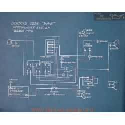 Dorris I A 6 Schema Electrique 1916