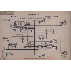 Dorris I B 6 6volt Schema Electrique 1916 Westinghouse V2