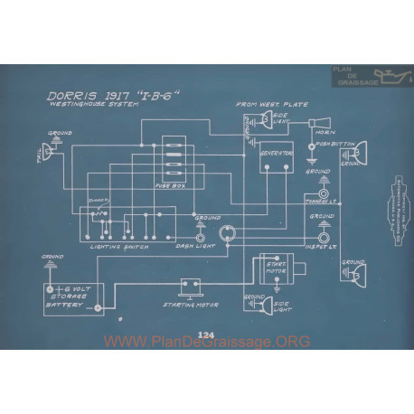 Dorris I B 6 Schema Electrique 1917 V2