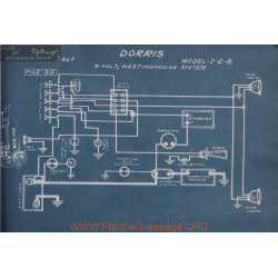 Dorris I C 6 6volt Schema Electrique 1917 Westinghouse