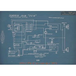 Dorris I C 6 Schema Electrique 1918 V2