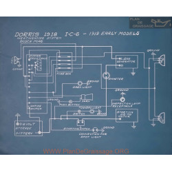 Dorris I C 6 Schema Electrique 1918