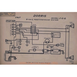 Dorris I G 6 6volt Schema Electrique 1917 Westinghouse