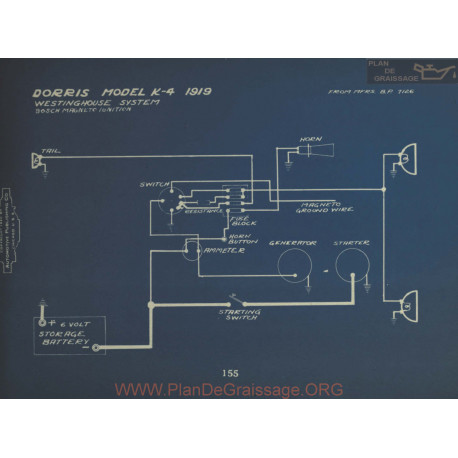 Dorris K4 Schema Electrique 1919 Westinghouse