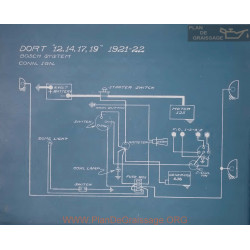 Dort 12 14 17 19 Schema Electrique 1921 1922