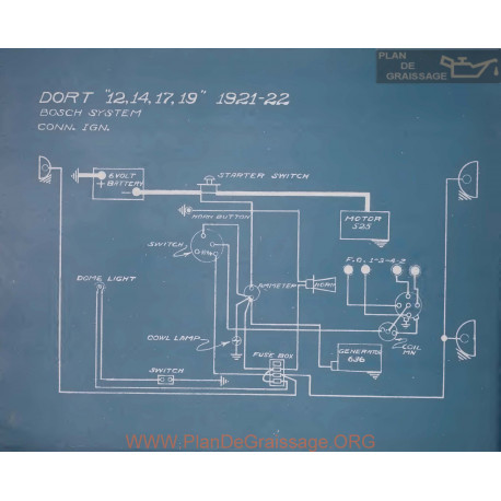 Dort 12 14 17 19 Schema Electrique 1921 1922