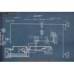 Dort 4 5 12volt 6volt Schema Electrique 1915 Splitdorf