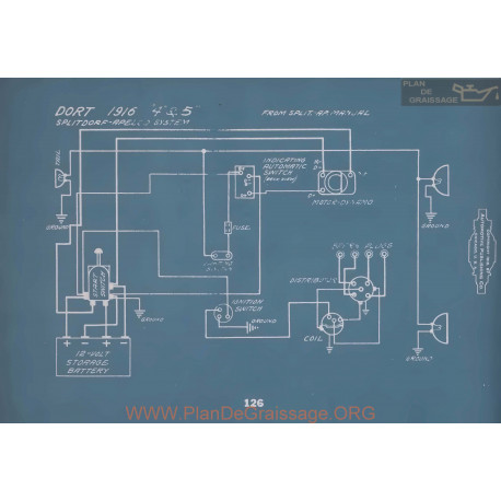 Dort 4 5 Schema Electrique 1916