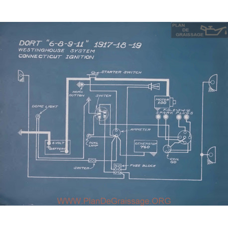 Dort 6 8 9 11 Schema Electrique 1917 1918 1919