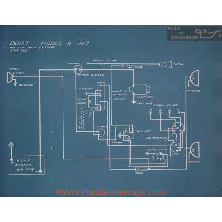 Dort 9 Schema Electrique 1917