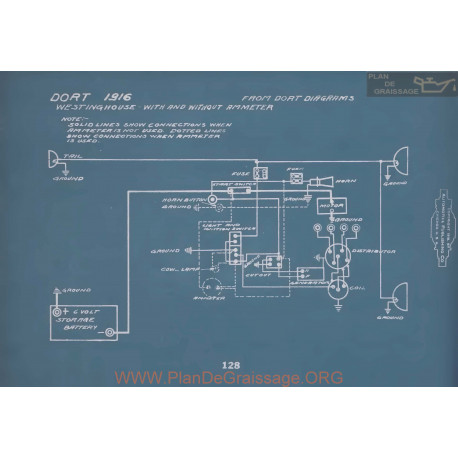 Dort Schema Electrique 1916