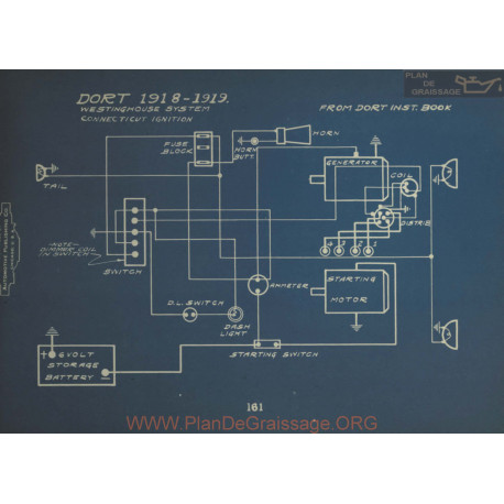 Dort Schema Electrique 1918 1919 Westinghouse