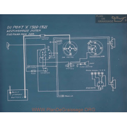 Dupont A Schema Electrique 1920 1921