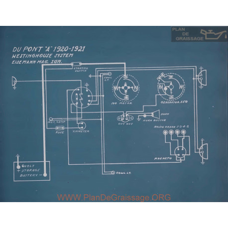 Dupont A Schema Electrique 1920 1921