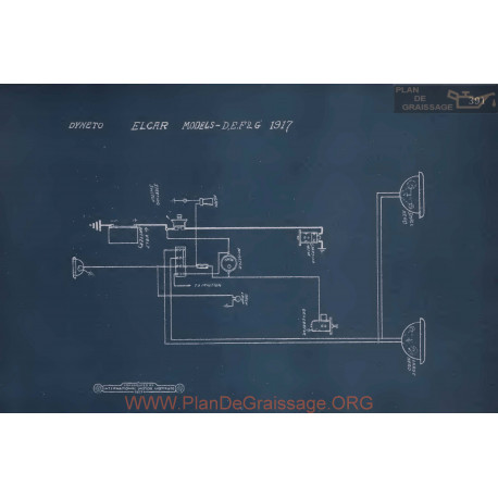 Elcar D E F G Schema Electrique 1917