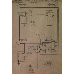 Elcar D E G Schema Electrique 1918 1919 Dyneto