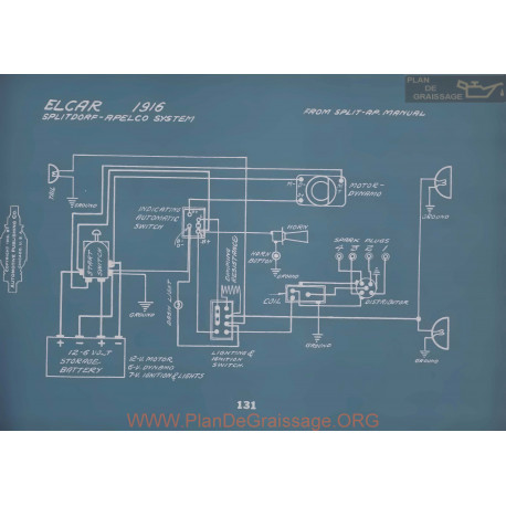 Elcar Schema Electrique 1916 V2