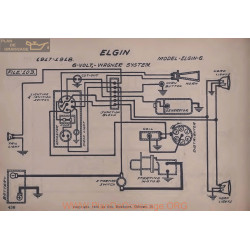 Elgin 6 6volt Schema Electrique 1917 1918 Wagner V2