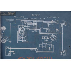 Elgin 6 6volt Schema Electrique 1917 1918 Wagner