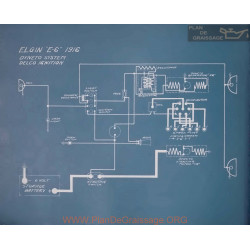 Elgin E6 Schema Electrique 1916