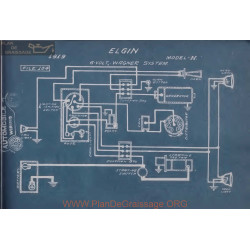 Elgin H 6volt Schema Electrique 1919 Wagner