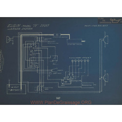 Elgin H Schema Electrique 1920 Wagner