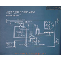 Elgin K1 Schema Electrique 1921 1922