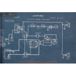 Empire 31 40 12volt Schema Electrique 1915 Remy